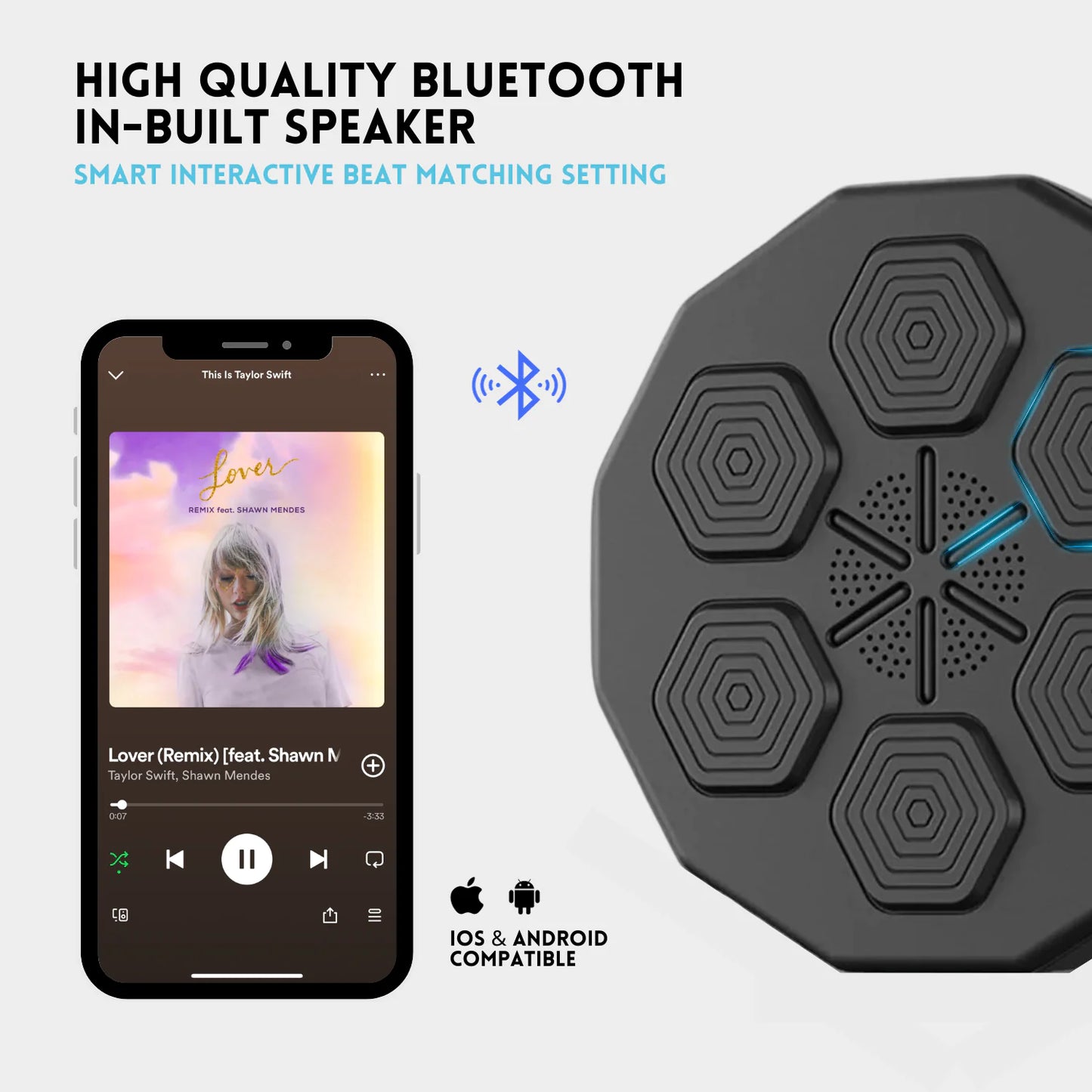 Hex Box The Ultimate Smart Music Boxing Trainer